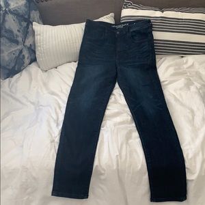 American Eagle super high rise jegging dark wash